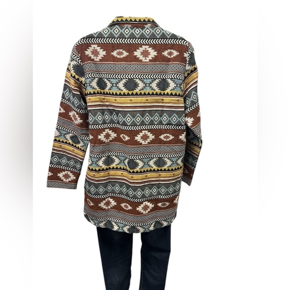 S/M. Sacred Threads Aztec-Inspired Multicolor Blazer. 225501. CL/GR11 - Picture 2 of 2